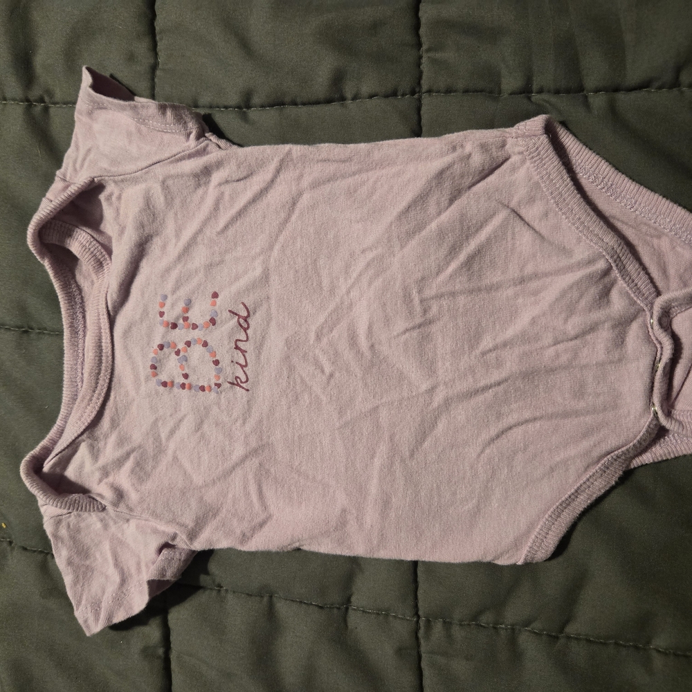 Pink 'Be Kind' Baby Onesie